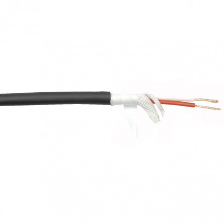 DAP Audio SPK-275 - Stage Speaker Cable 2x 0.75 mm, 100 m on Spool, Black Jacket - 1