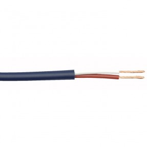 DAP Audio SPC-225 - Stage Speaker Cable 2x 2.5 mm, 100 m on Spool, Blue Jacket - 1