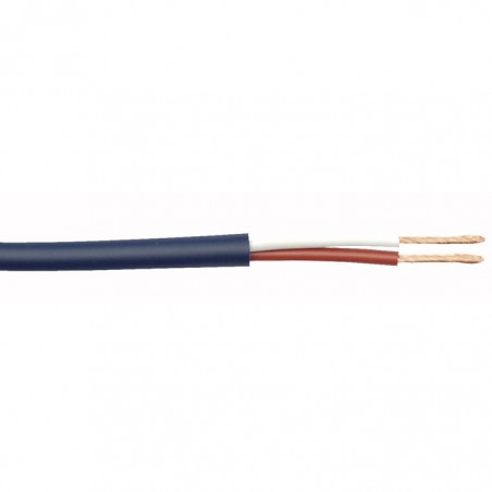 DAP Audio SPC-225 - Stage Speaker Cable 2x 2.5 mm, 100 m on Spool, Blue Jacket - 1