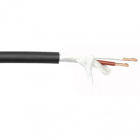 DAP Audio SPK-225 - Stage Speaker Cable 2x 2.5 mm, 100 m on Spool, Black Jacket - 1