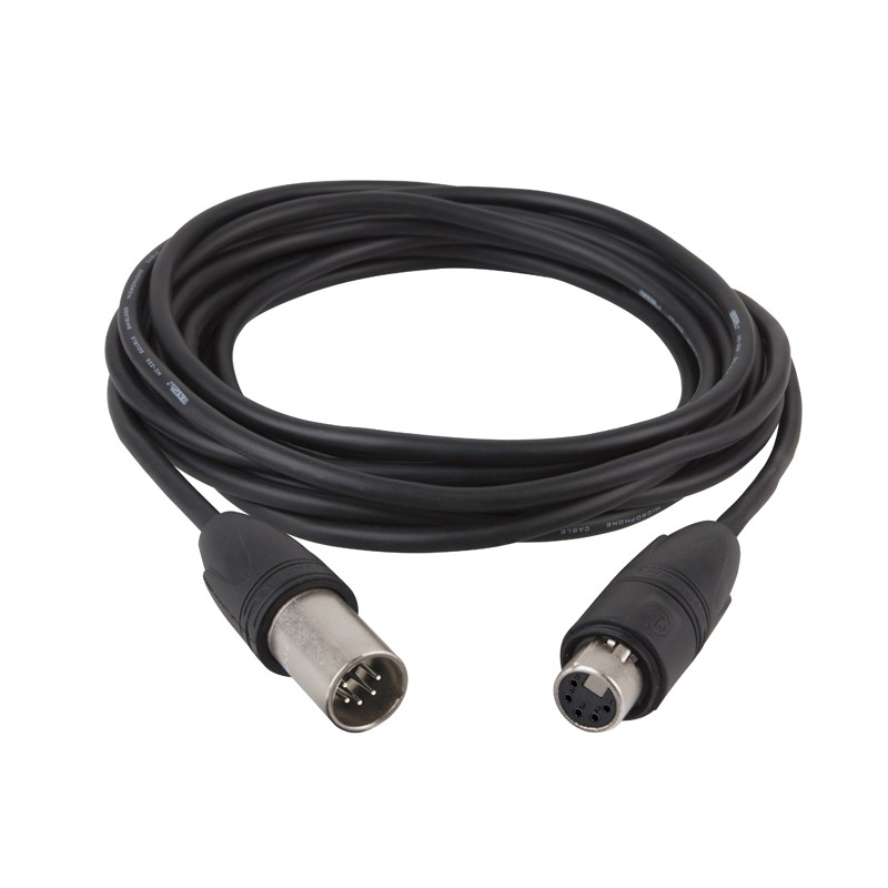 DAP Audio FL83 - IP65 DMX/AES-EBU XLR/M 5P to XLR/F 5P Neutrik XX HD - 3 m - 1