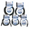 DAP Audio FLX01- bal. XLR/M 3P to XLR/F 3P - 3 m X-type - 3 DAP Audio FLX01- bal. XLR/M 3P to XLR/F 3P - 3 m X-type - 3