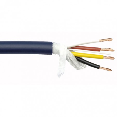 DAP Audio SPK-425 MKII - Stage Speaker Cable 4 x 2.5 mm Twist protection, 50 m on Spool, Blue Jacket - 1