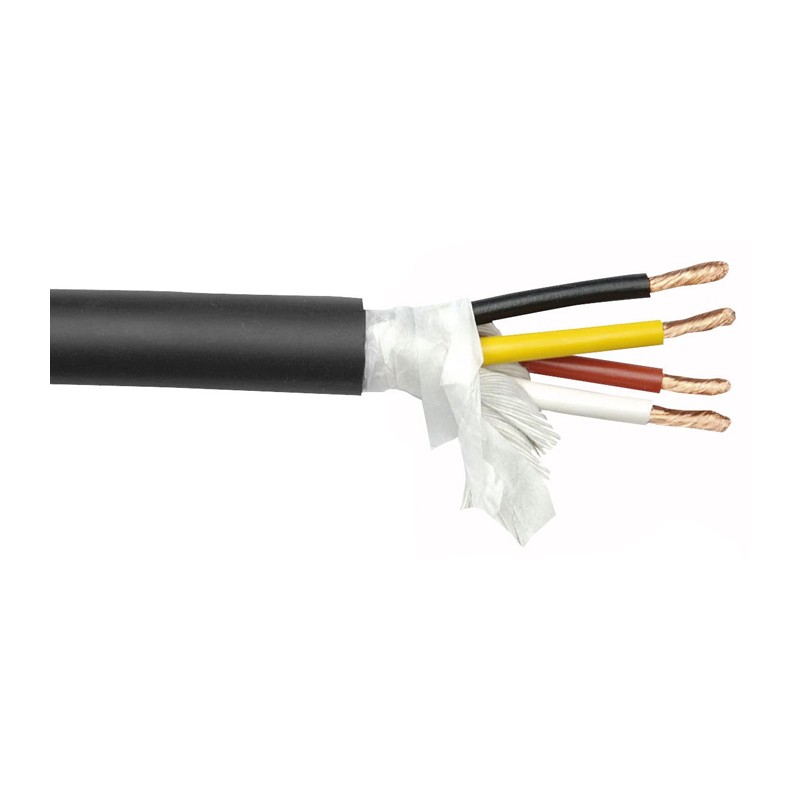 DAP Audio SPK-440 - Stage Multi Speaker Cable 4x 4 mm, 50 m on Spool, Black Jacket - 1 DAP Audio SPK-440 - Stage Multi Speaker Cable 4x 4 mm, 50 m on Spool, Black Jacket - 1