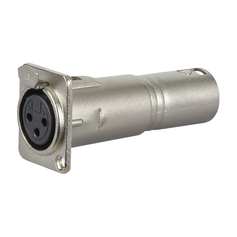 DAP Audio FLA50 - XLR 3P female to XLR 3P male chassis - 1 DAP Audio FLA50 - XLR 3P female to XLR 3P male chassis - 1