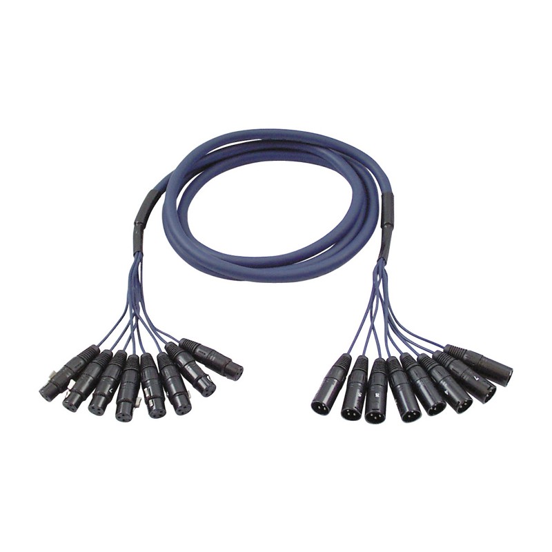 DAP Audio FL60 - 8 XLR/M 3P to 8 XLR/F 3P - 6 m - 1