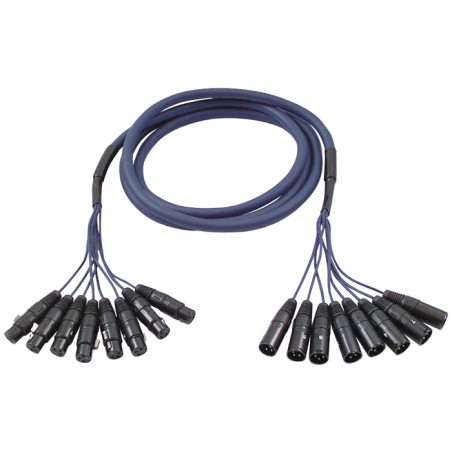 DAP Audio FL60 - 8 XLR/M 3P to 8 XLR/F 3P - 6 m - 1