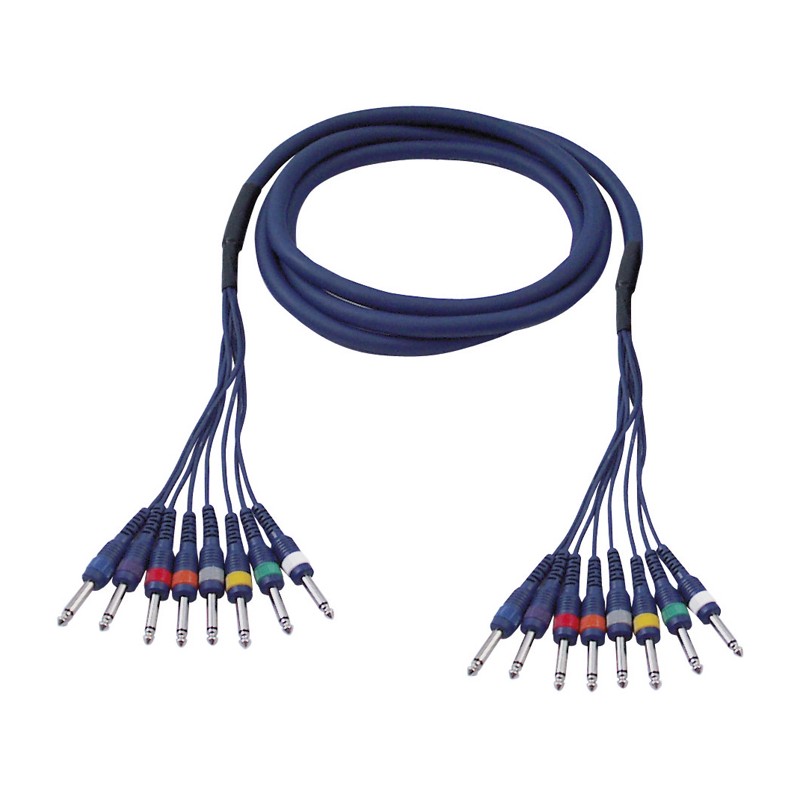 DAP Audio FL63 - 8 Jack mono to 8 Jack mono - 3 m - 1