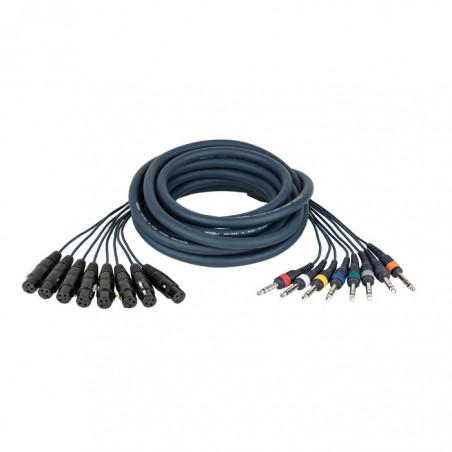 DAP Audio FL67 - 8 XLR/F 3P to 8 Jack stereo - 6 m - 1