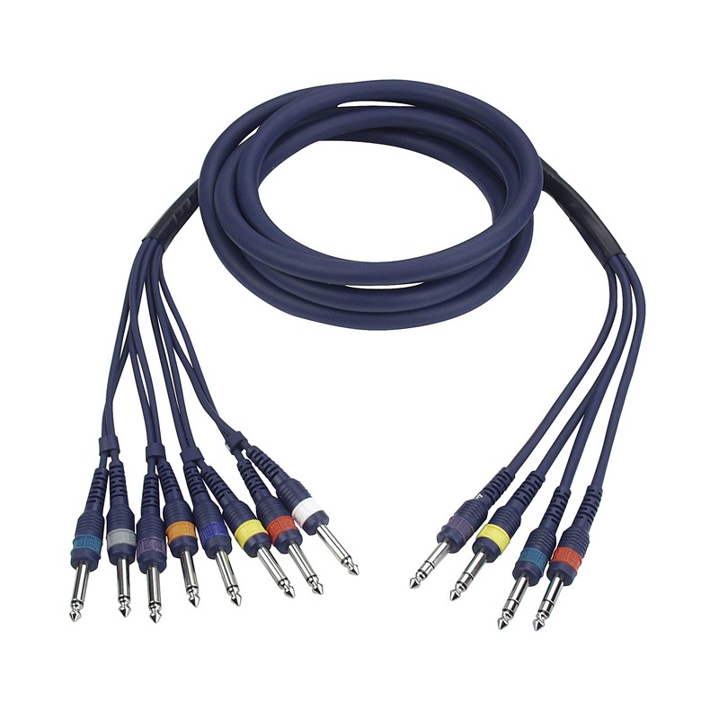 DAP Audio FL69 - 8 Jack mono to 4 Jack stereo - 6 m - 1