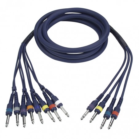 DAP Audio FL69 - 8 Jack mono to 4 Jack stereo - 6 m - 1