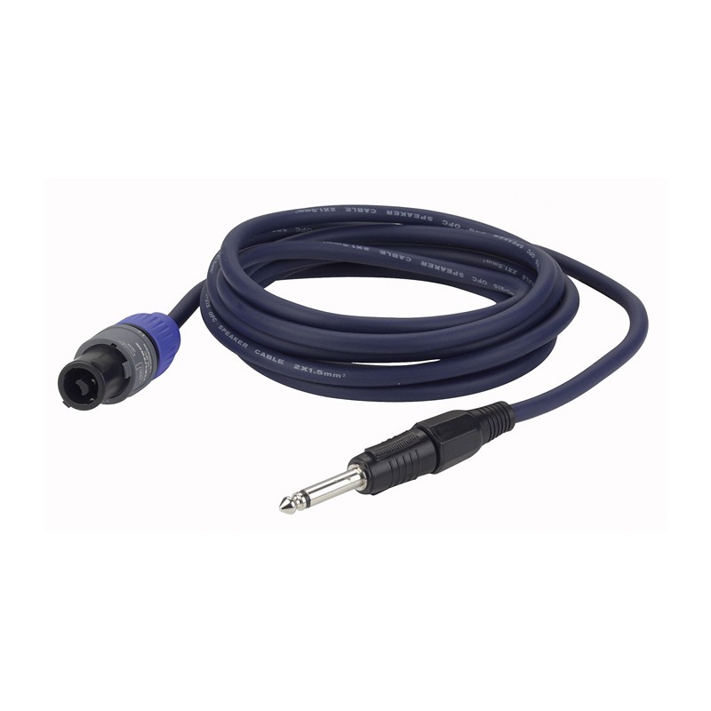 DAP Audio FS16 - Jack mono to speakON/Male, 2 x 1.5 mm2, Neutrik - 3 m - 1 DAP Audio FS16 - Jack mono to speakON/Male, 2 x 1.5 mm2, Neutrik - 3 m - 1