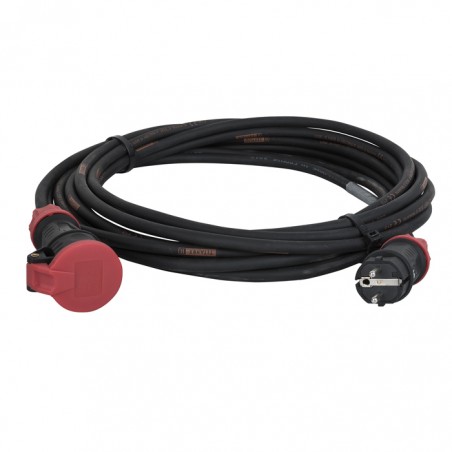DAP Audio Extension Cable Schuko/Schuko Titanex with PCE 3x 2.5 mm2 - 15 m - 1