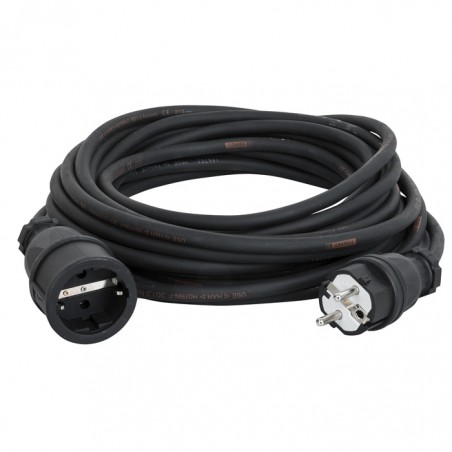 DAP Audio Ext. Cable Schuko/Schuko Titanex with PCE 3 x 1.5 mm2 - 20 m - 1