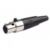 DAP Audio N-CON Mini XLR 4P Plug, female - 5 DAP Audio N-CON Mini XLR 4P Plug, female - 5