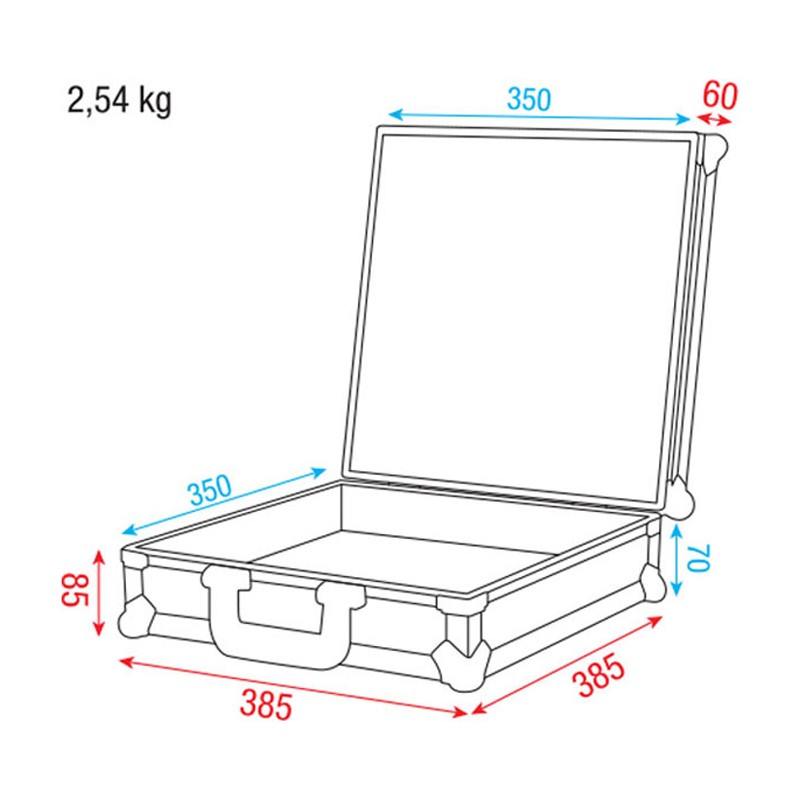 DAP Audio Case for ER1193 Wireless Mic - 5 DAP Audio Case for ER1193 Wireless Mic - 5