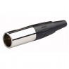 DAP Audio N-CON Mini XLR 4P Plug, male - 4 DAP Audio N-CON Mini XLR 4P Plug, male - 4