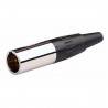DAP Audio N-CON Mini XLR 4P Plug, male - 5 DAP Audio N-CON Mini XLR 4P Plug, male - 5