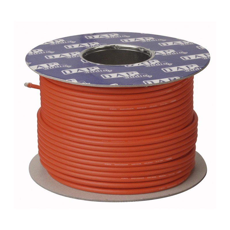DAP Audio MC-226 - 100 m on Spool, Red - 2 DAP Audio MC-226 - 100 m on Spool, Red - 2