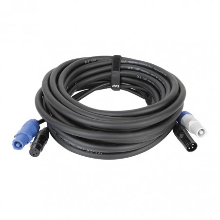 DAP Audio FP20 Hybrid Cable - Power Pro & 3-pin XLR - DMX / Power - 10 m - 1
