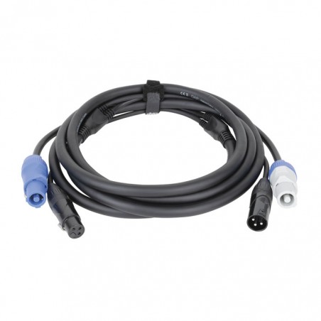 DAP Audio FP20 Hybrid Cable - Power Pro & 3-pin XLR - DMX / Power - 3 m - 1