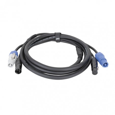 DAP Audio FP21 Hybrid Cable - Power Pro & 5-pin XLR - DMX / Power - 3 m - 1