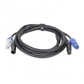 DAP Audio FP21 Hybrid Cable - Power Pro & 5-pin XLR - DMX / Power - 6 m - 1