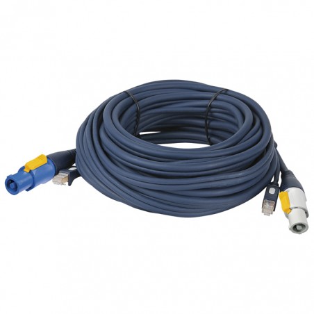 DAP Audio powerCON/RJ45 - powerCON/RJ45 - Data / Power - 0,5 m, Blue jacket - 1