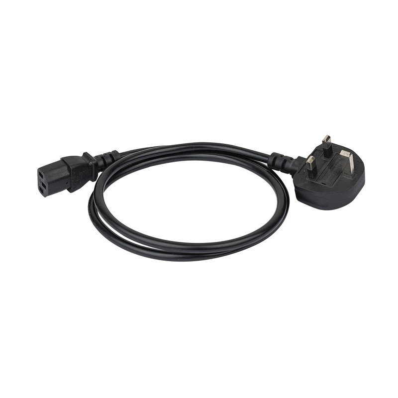 DAP Audio UK BS13 to IEC C13 plug 3 x 1.5 mm2 - 1 m - 1 DAP Audio UK BS13 to IEC C13 plug 3 x 1.5 mm2 - 1 m - 1