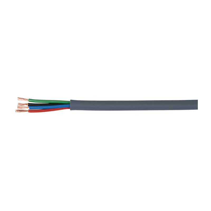 DAP Audio LED Control Cable RGB, Grey - Spool 100 m, 4 x 1,5 mm2 - 1 DAP Audio LED Control Cable RGB, Grey - Spool 100 m, 4 x 1,5 mm2 - 1