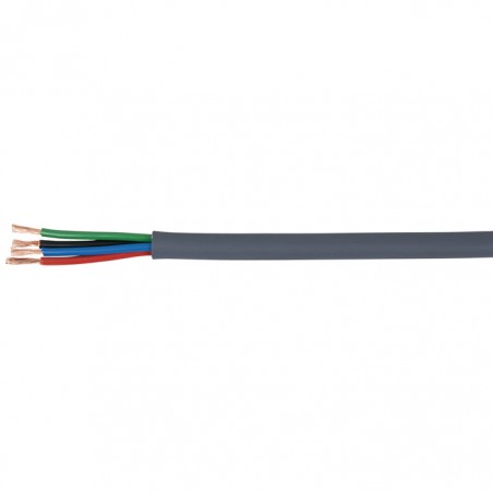 DAP Audio LED Control Cable RGB, Grey - Spool 100 m, 4 x 1,5 mm2 - 1