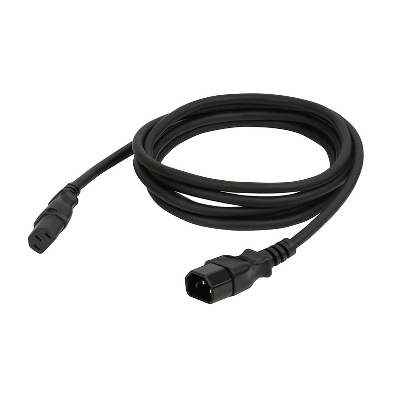 DAP Audio IEC C13 Female to IEC C14 Male 3 x 1.5 mm2 - 0,5 m - 1