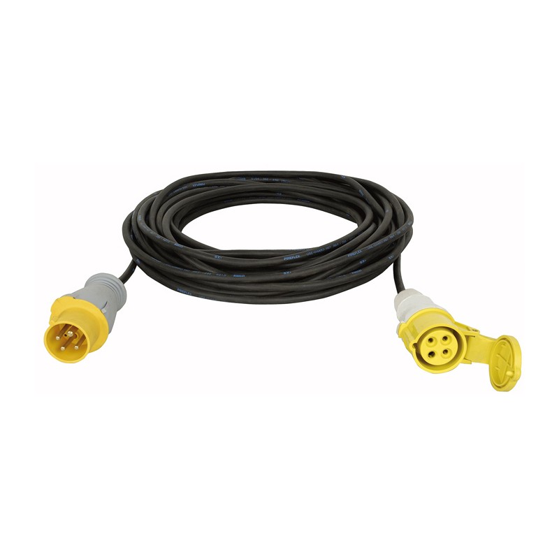 DAP Audio Motor cable CEE 4P 16 A Yellow - 1 DAP Audio Motor cable CEE 4P 16 A Yellow - 1