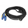 DAP Audio Schuko to Neutrik powerCON splitter 3-way - 1 DAP Audio Schuko to Neutrik powerCON splitter 3-way - 1