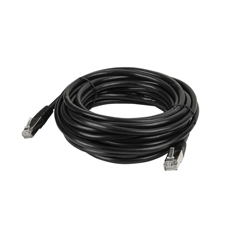 DAP Audio CAT6 Cable - F/UTP Black - 10 m - 1 DAP Audio CAT6 Cable - F/UTP Black - 10 m - 1