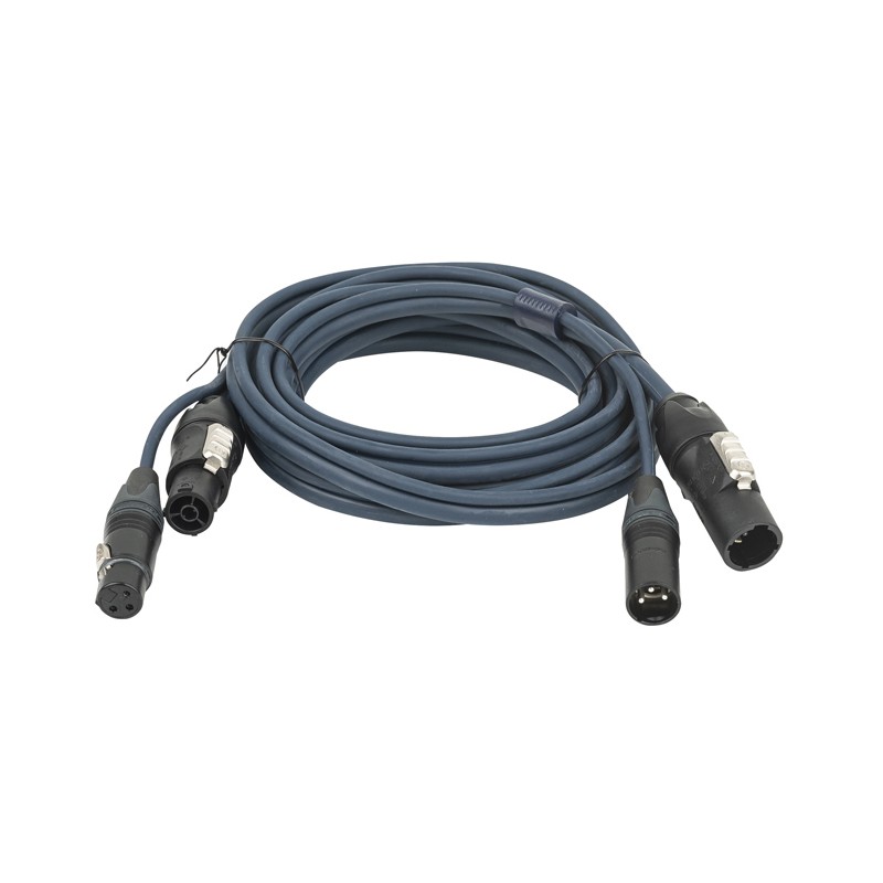 DAP Audio FP-13 Hybrid Cable - powerCON TRUE1 & 3-pin XLR - DMX / Power - 10 m - 1 DAP Audio FP-13 Hybrid Cable - powerCON TRUE1 & 3-pin XLR - DMX / Power - 10 m - 1