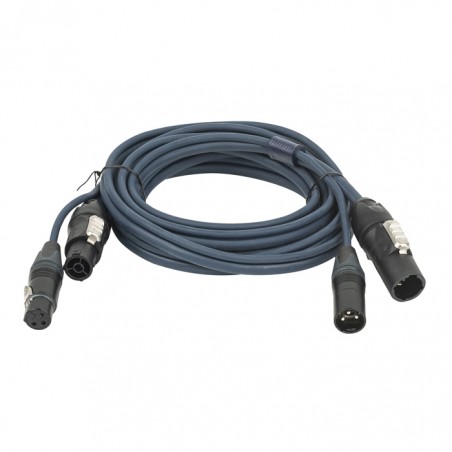 DAP Audio FP-13 Hybrid Cable - powerCON TRUE1 & 3-pin XLR -  DMX / Power - 10 m - 1