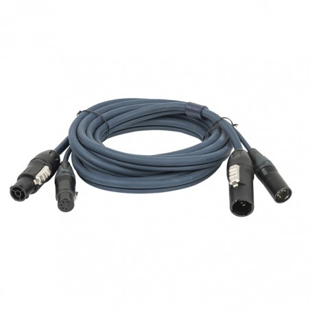 DAP Audio FP-14 Hybrid Cable - powerCON TRUE1 & 5-pin XLR -  DMX / Power - 6 m - 1