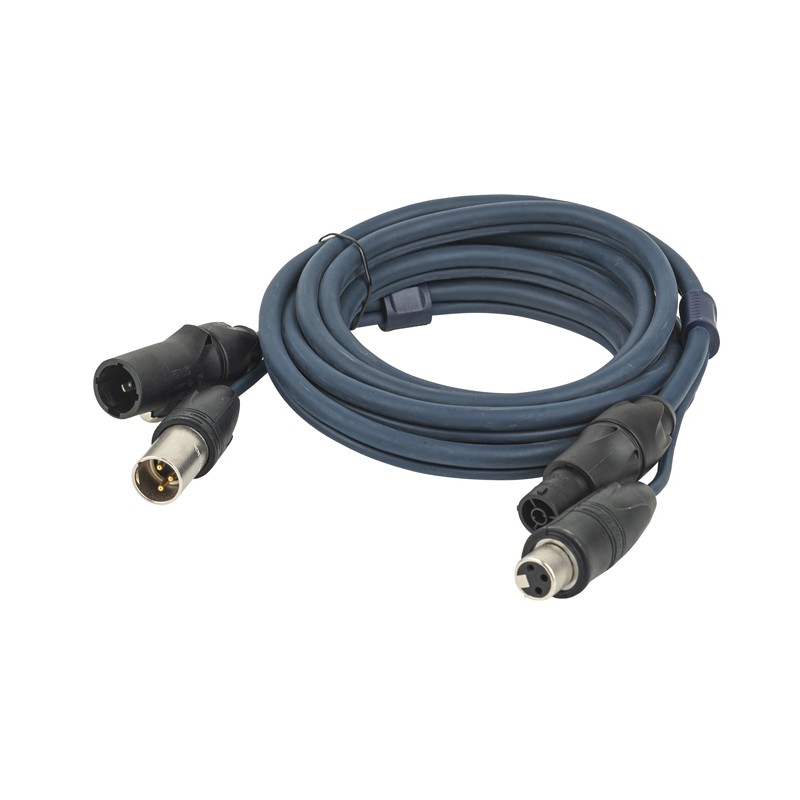 DAP Audio FP-15 Hybrid Cable - powerCON TRUE1 & 3-pin XLR IP - DMX / Power - 6 m - 1 DAP Audio FP-15 Hybrid Cable - powerCON TRUE1 & 3-pin XLR IP - DMX / Power - 6 m - 1