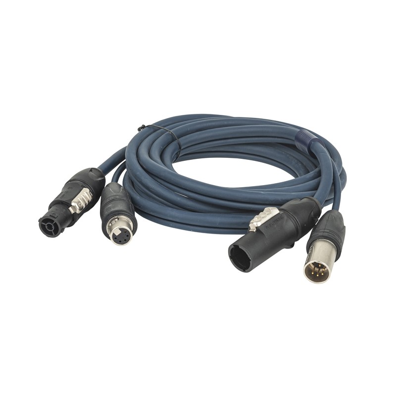 DAP Audio FP-16 Hybrid Cable - powerCON TRUE1 & 5-pin XLR IP - DMX / Power - 3 m - 1 DAP Audio FP-16 Hybrid Cable - powerCON TRUE1 & 5-pin XLR IP - DMX / Power - 3 m - 1
