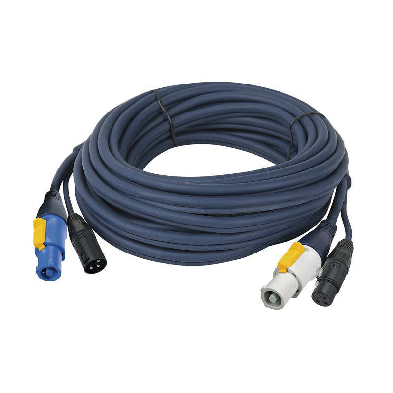 DAP Audio FP17 Hybrid Cable - powerCON & 3-pin XLR - Audio / Power - 0,75 m - 1 DAP Audio FP17 Hybrid Cable - powerCON & 3-pin XLR - Audio / Power - 0,75 m - 1