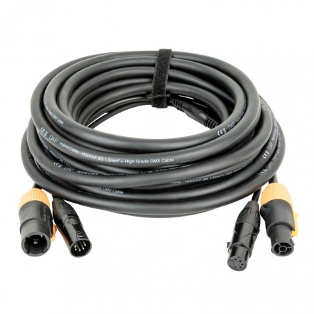 DAP Audio FP23 Hybrid Cable - Power Pro True & 5-pin XLR - DMX / Power - 10 m - 1