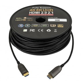DAP Audio HDMI 2.1 AOC 8K Fibre Cable - 50 m - 1