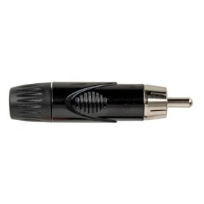 DAP Audio RCA Connector, Male, Black Housing - Black - 1