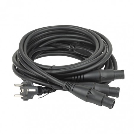 DAP Audio Schuko to powerCON TRUE1 TOP split 3-way - 1