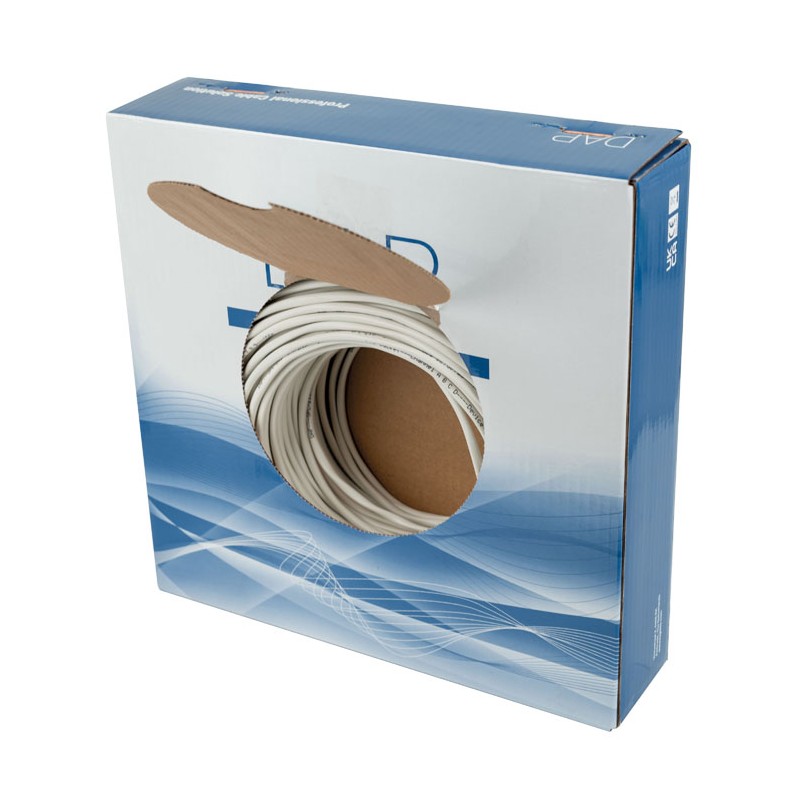 DAP Audio SPC-275-DCA-s2-d0-a3 - CPR Speaker Cable - 2 x 0,75 mm2, 100 m, white - 2 DAP Audio SPC-275-DCA-s2-d0-a3 - CPR Speaker Cable - 2 x 0,75 mm2, 100 m, white - 2