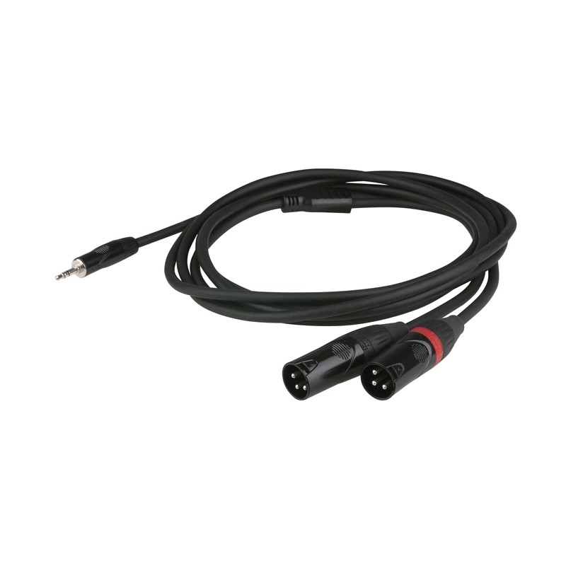 DAP Audio FLX46 - stereo mini-jack to 2 XLR/M 3P - 6 m - 1 DAP Audio FLX46 - stereo mini-jack to 2 XLR/M 3P - 6 m - 1