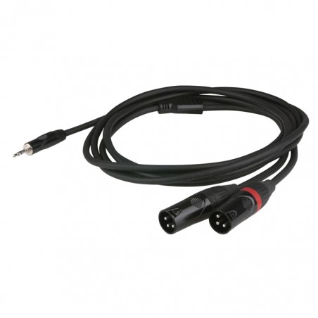 DAP Audio FLX46 - stereo mini-jack to 2 XLR/M 3P - 6 m - 1