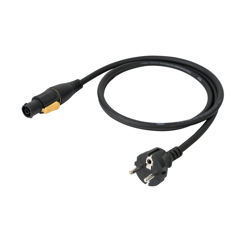 DAP Audio Power Cable Power Pro True to Schuko 3 x 1.5 mm2 - 3 m - 1 DAP Audio Power Cable Power Pro True to Schuko 3 x 1.5 mm2 - 3 m - 1