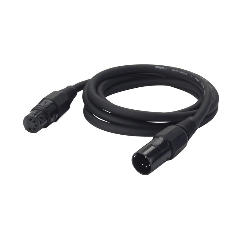 DAP Audio FL08 - DMX/AES-EBU XLR/M 5P to XLR/F 5P - 1,5 m - 1 DAP Audio FL08 - DMX/AES-EBU XLR/M 5P to XLR/F 5P - 1,5 m - 1